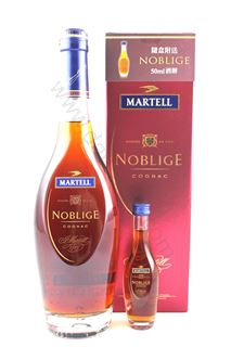 Picture of Martell Noblige Cognac (70cl) with miniature (5cl)