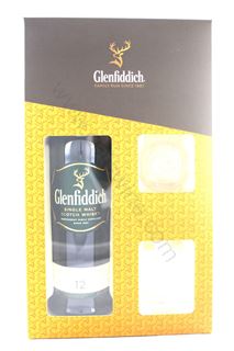Picture of Glenfiddich 12 years with 2 glasses