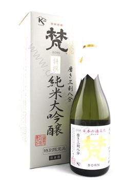 圖片 梵 特撰 純米大吟釀三割八分 (720ml)