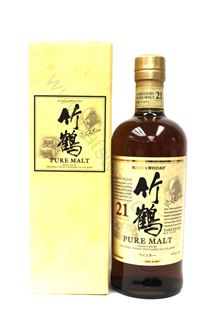 DAT'S WINE 酒軒. 竹鶴21年盒Nikka TakeTsuru Pure Malt 21 700ml