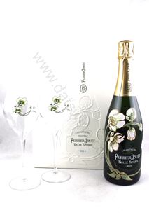 Picture of Perrier-Jouet Bella Epoque 2013 with glass
